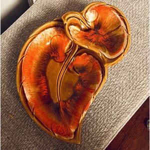 Vintage Maurice of California Pottery MCM Chip N Dip Dish Tray Platter